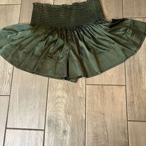 NATURAL LIFE Dark Green Skater Skirt